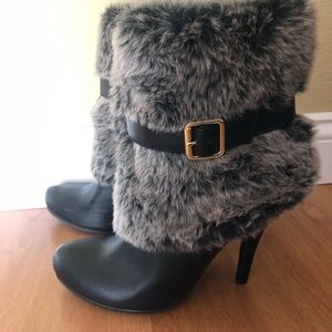 Forever 21 Faux Fur Bootie
